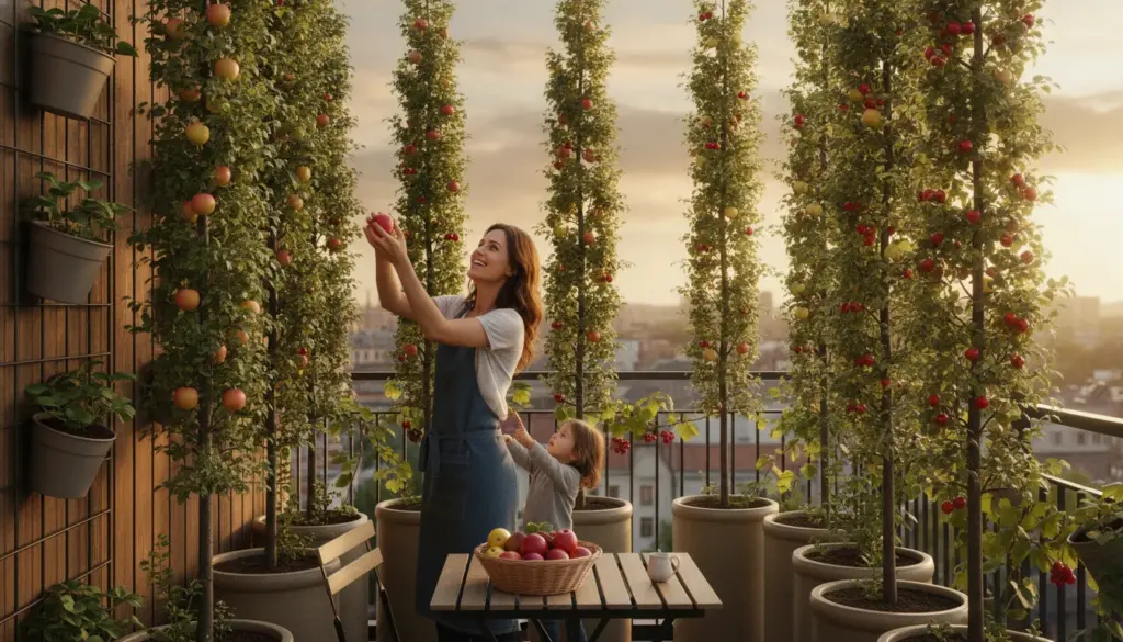 Fruit for small spaces: Columnar trees grow vertically