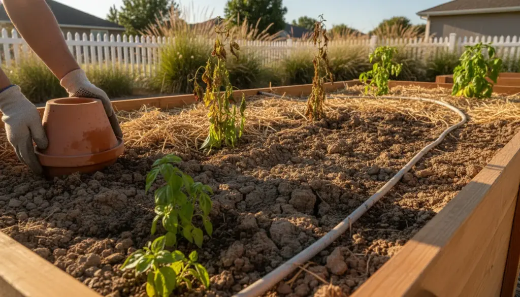 Parched raised bed? Four tips help when regular watering is no longer enough