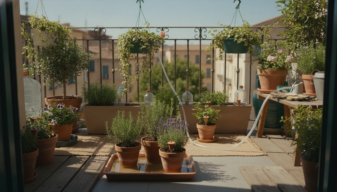 With these easy tricks, balcony plants survive your vacation