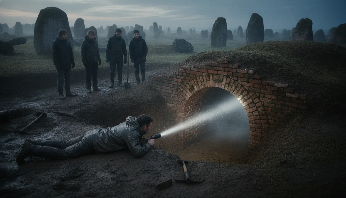 Archaeologists unearth medieval tunnel in 6,000-year-old burial field