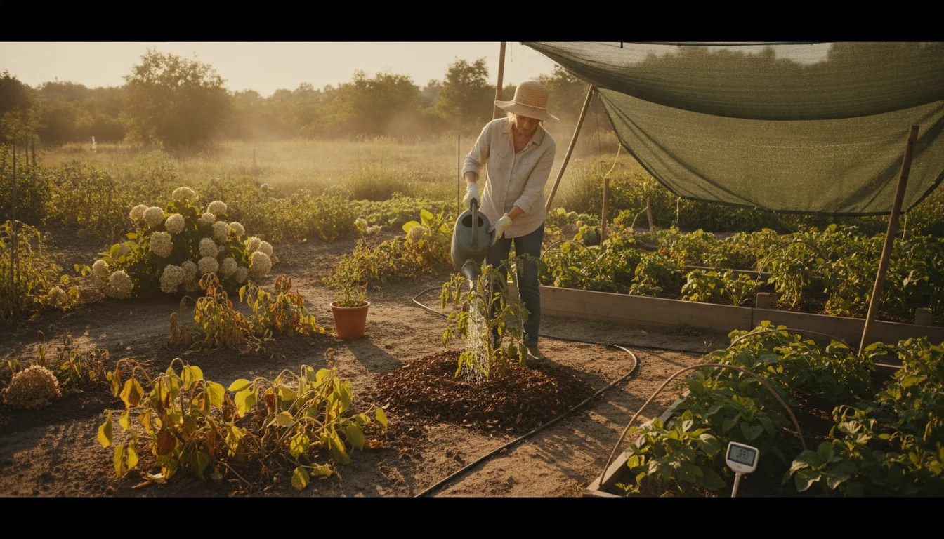 Heat stress in gardens: How to save your plants from collapsing