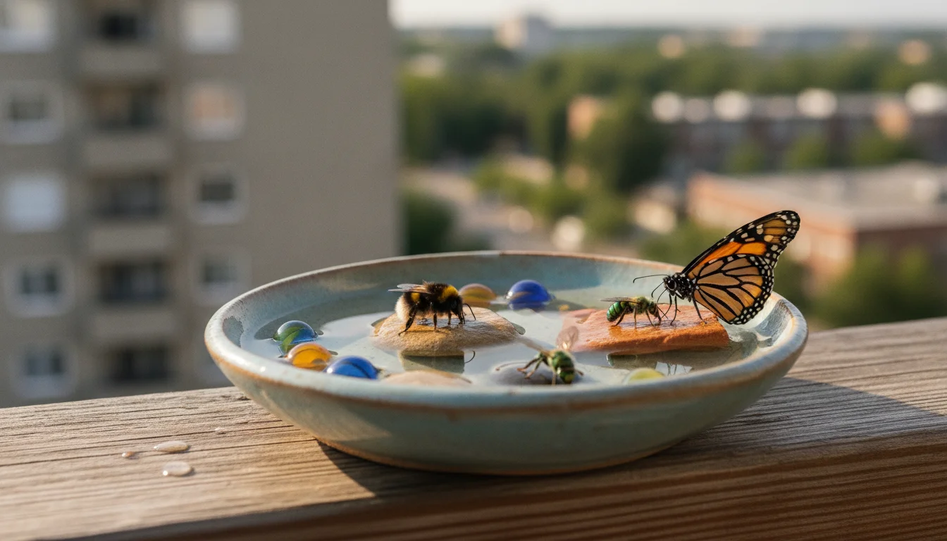 Bees and butterflies risk dying of thirst in summer – save tiny lives with this simple DIY waterer