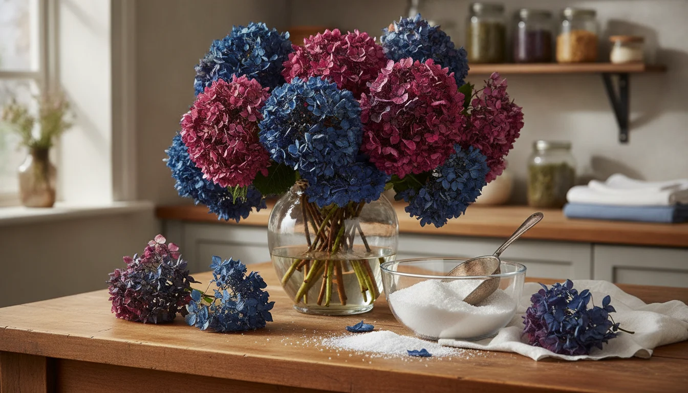 The Laundry Detergent Trick: Dry Hydrangeas and Preserve Their Color