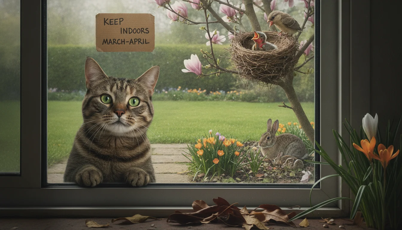 Why veterinarians advise keeping cats indoors this March