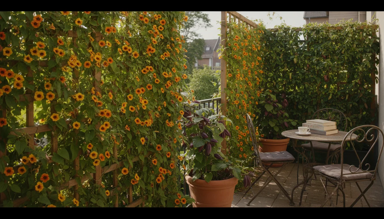 Floral Privacy Screens for Balcony and Garden: These 11 Climbing Plants Offer Natural Shade