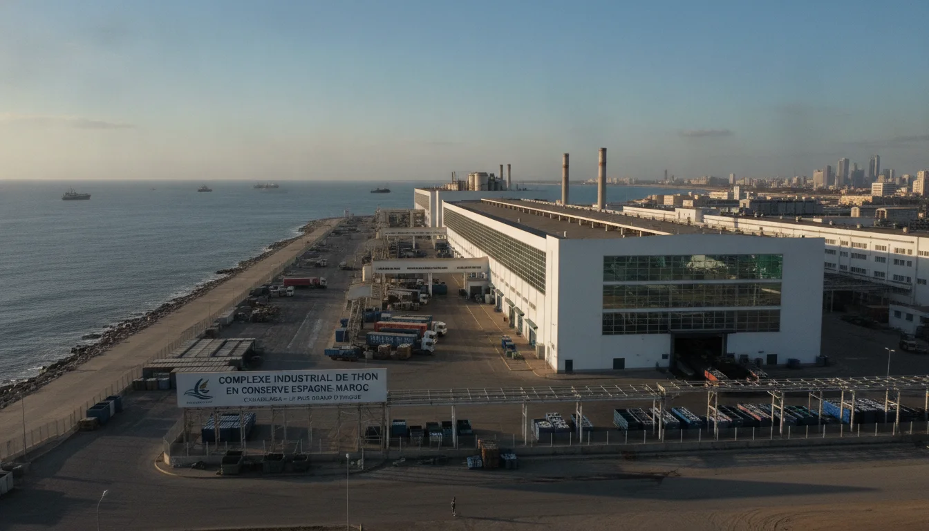 Spain opens the biggest canned tuna factory in Casablanca using domestic technology