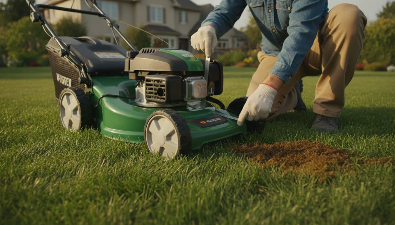 How to adjust your lawnmower: the best height for moss-free grass