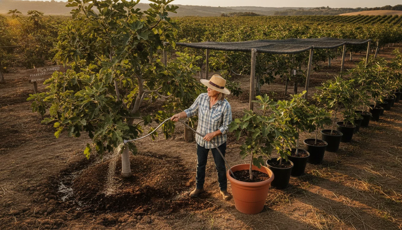 Watering fig trees like the pros: Fig farm owner reveals when your plant actually needs water