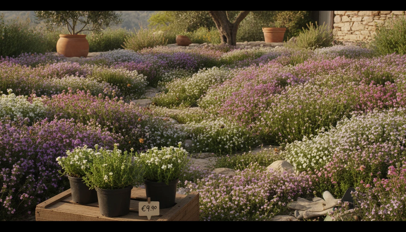 A Sea of Flowers for Cheap: This Thyme Plant Set Costs Under €10