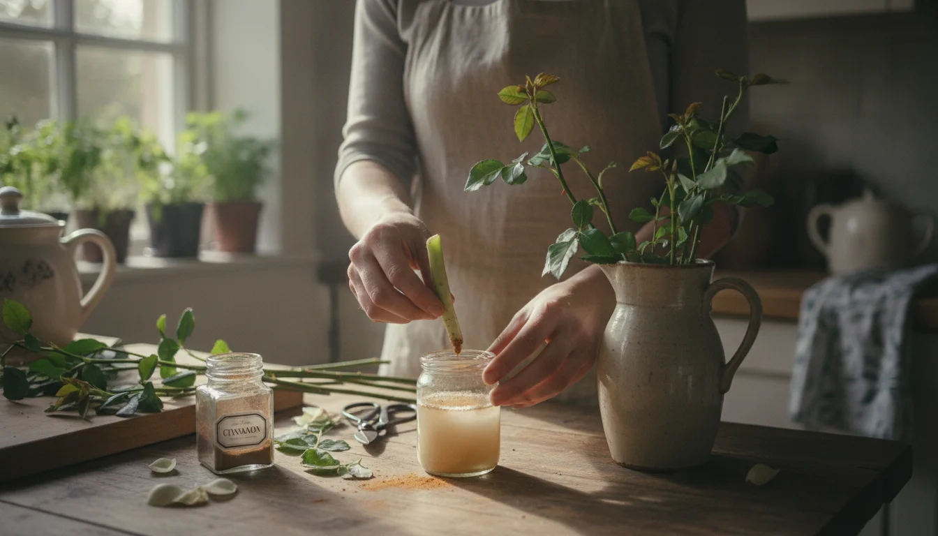 Rose cuttings not rooting? This simple kitchen home remedy helps immediately