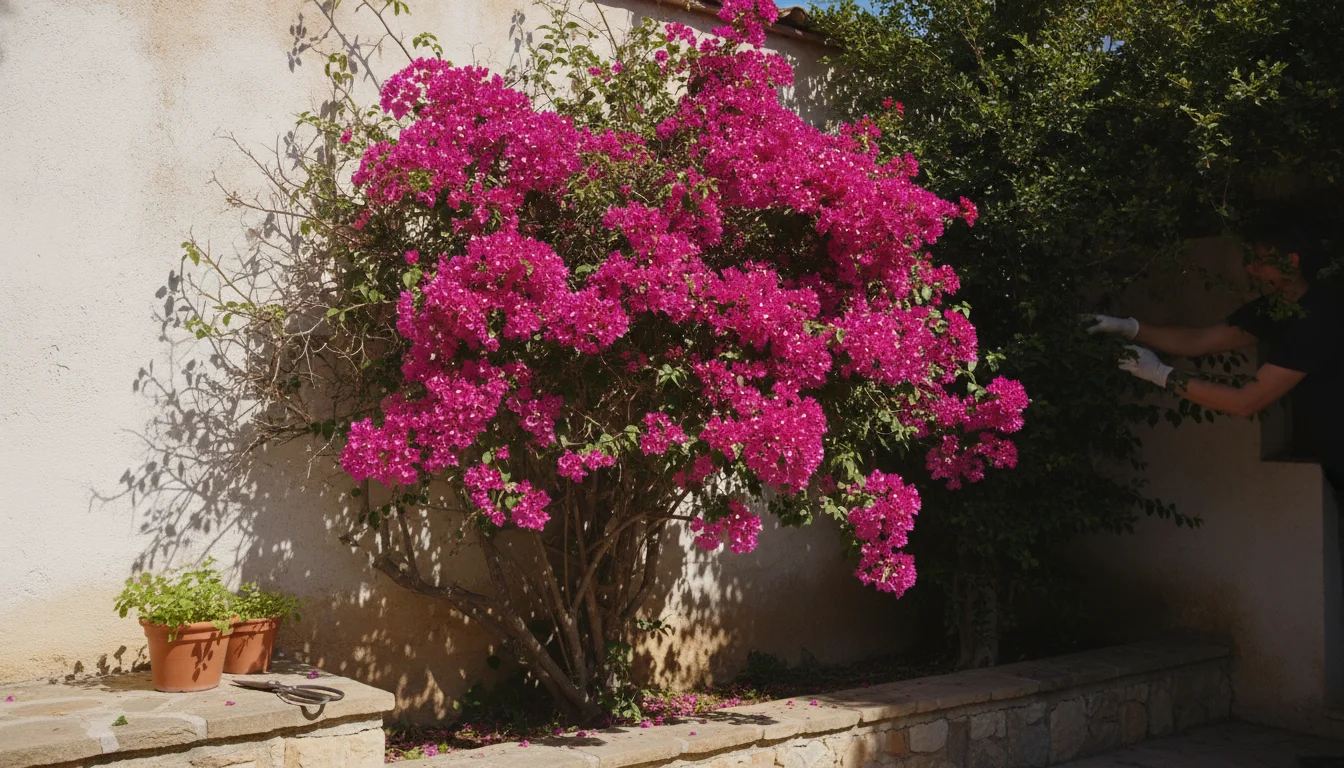 When your bougainvillea stalls: How the plant finally grows and blooms