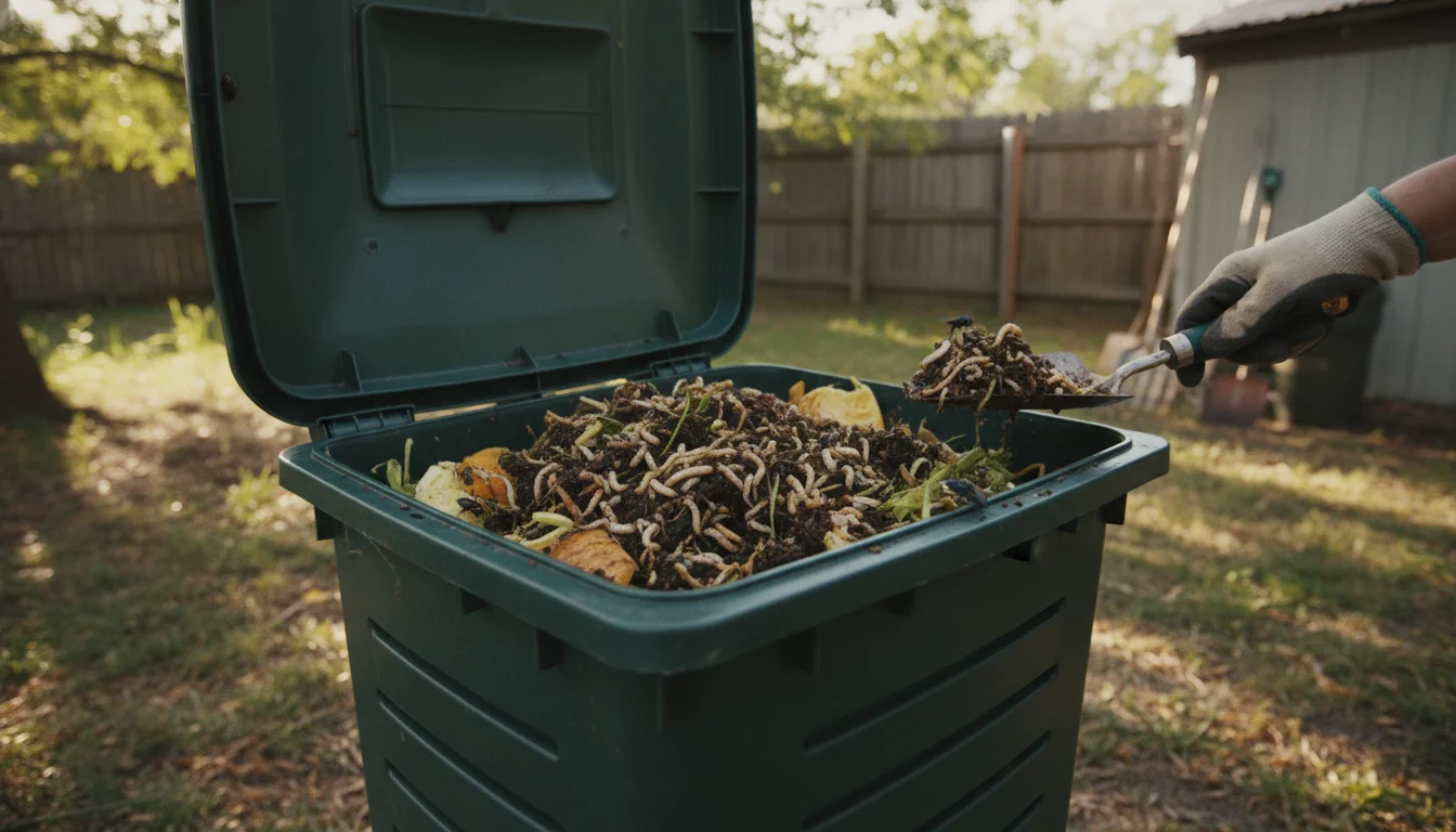 Maggots in the compost bin: Five simple steps that actually work