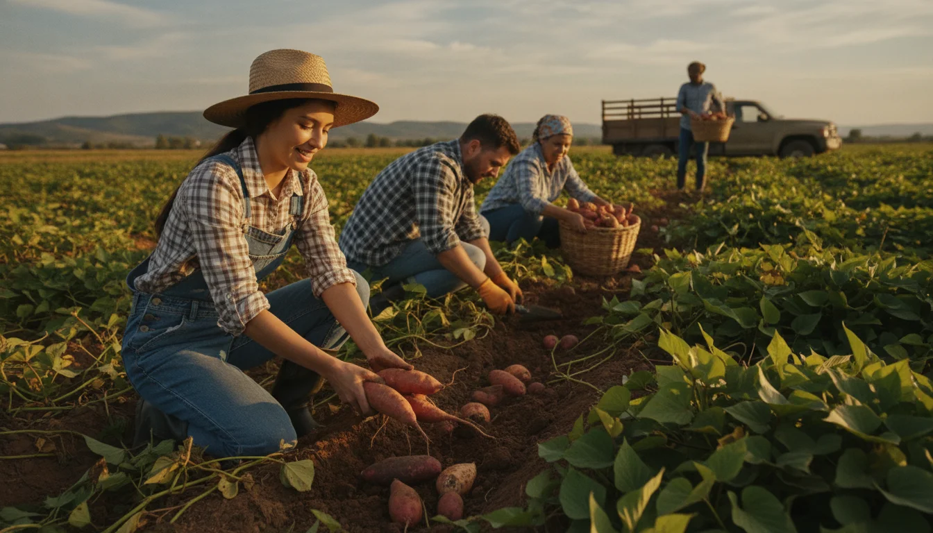 Growing sweet potatoes: How to properly plant and harvest the crop