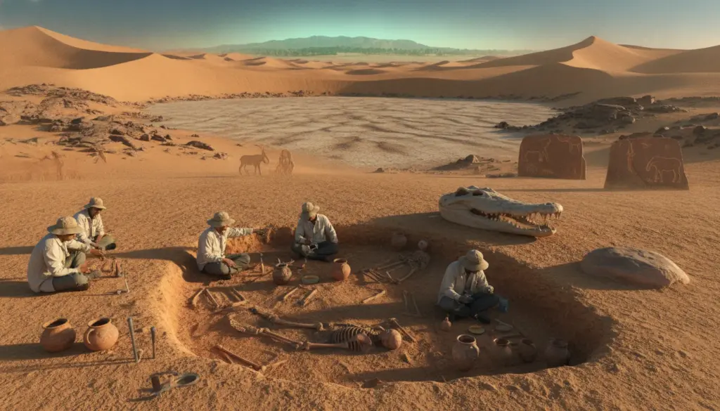 Hidden Sahara cemetery reveals a vanished green oasis full of life