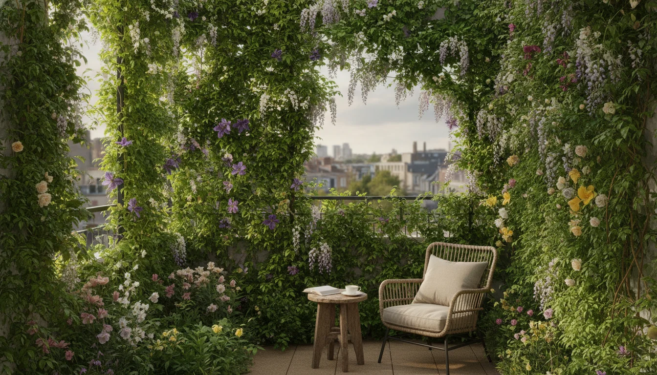 Blooming Privacy for Balconies and Gardens: 11 Climbing Plants That Offer Natural Shade
