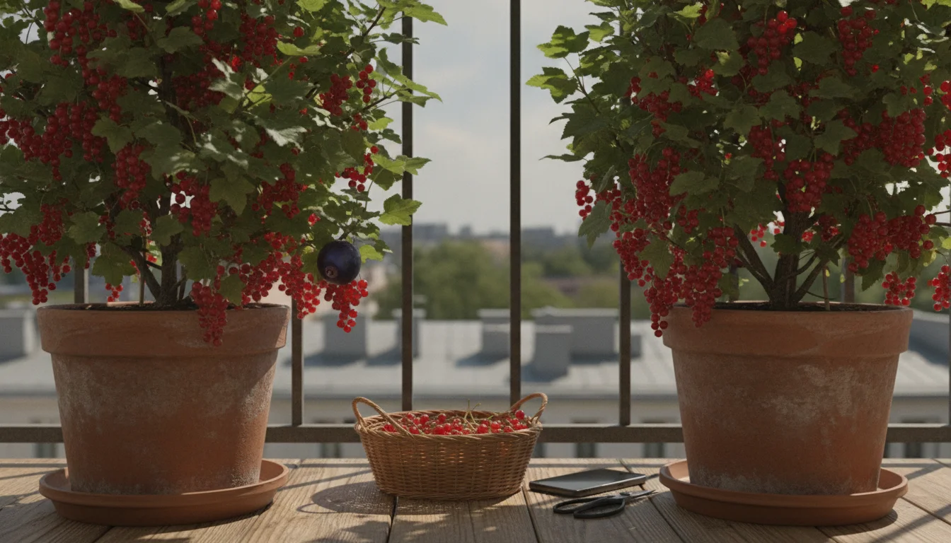Ripe redcurrant season: My small summer joy on the balcony leaves me with a puzzling mystery