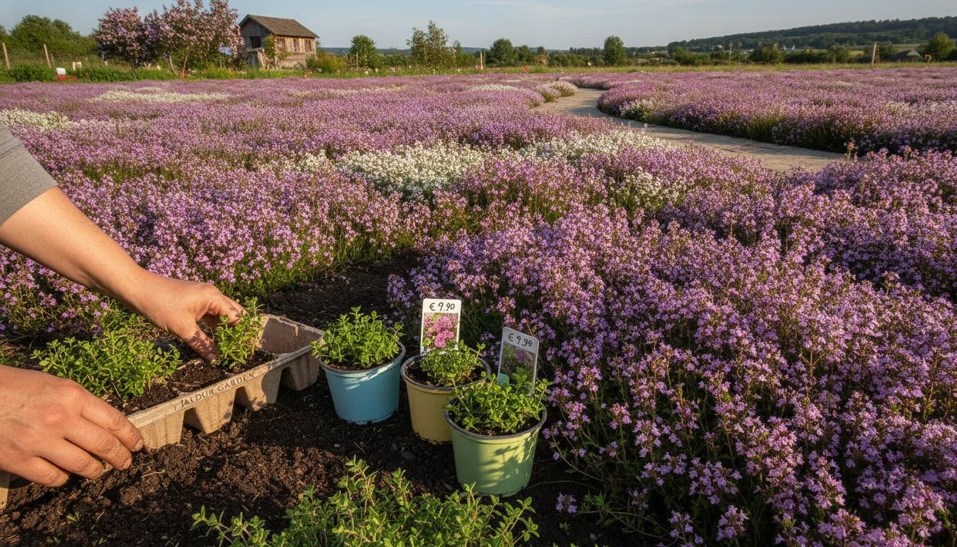 A Floral Sea for Little Money: This Thyme Starter Set Costs Under €10