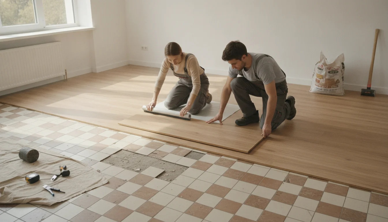 Say goodbye to old tiles: how to give your floor a new look without demolition