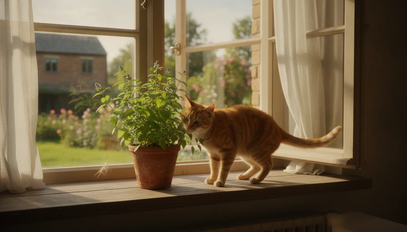 Grandma’s home trick: this cat plant drives spiders away from windows
