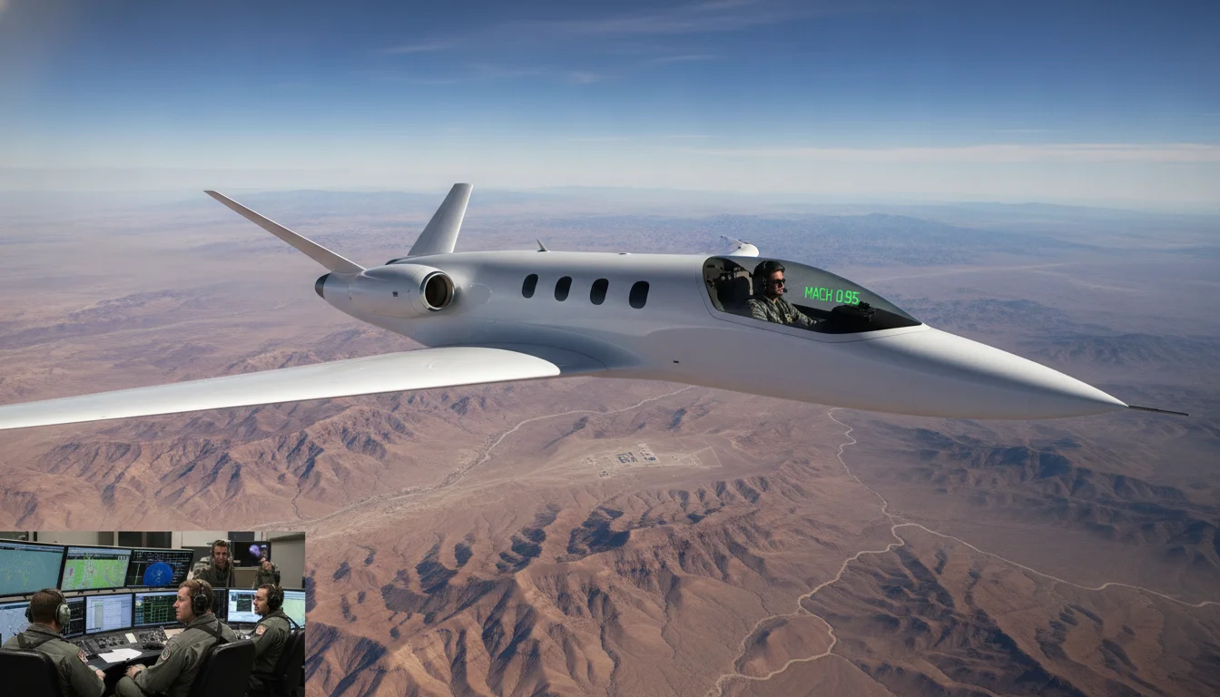 This aviation manufacturer breaks the speed record of the world’s fastest civilian jet since the Concorde at Mach 0.95