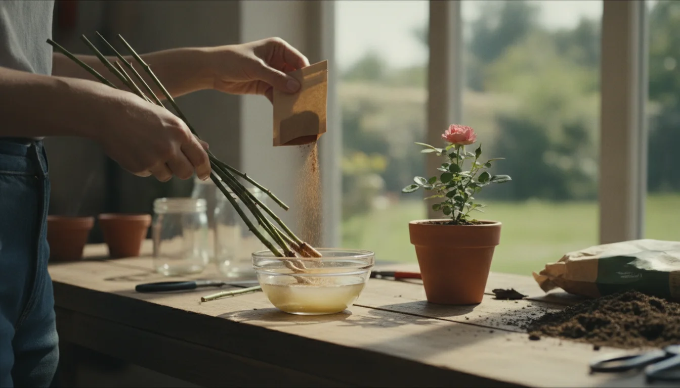 Rose cuttings not rooting? This natural kitchen remedy helps immediately