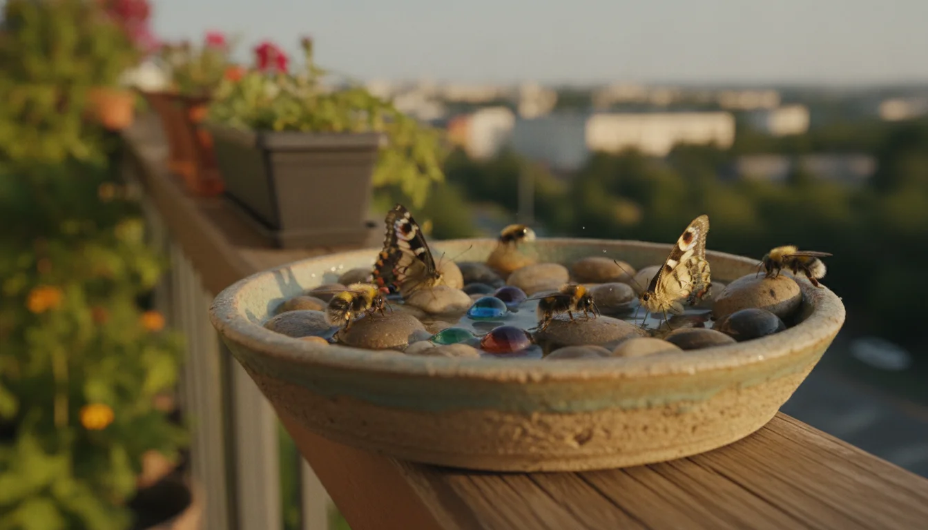 Bees and butterflies risk dehydration in summer — how this simple DIY waterer saves tiny lives