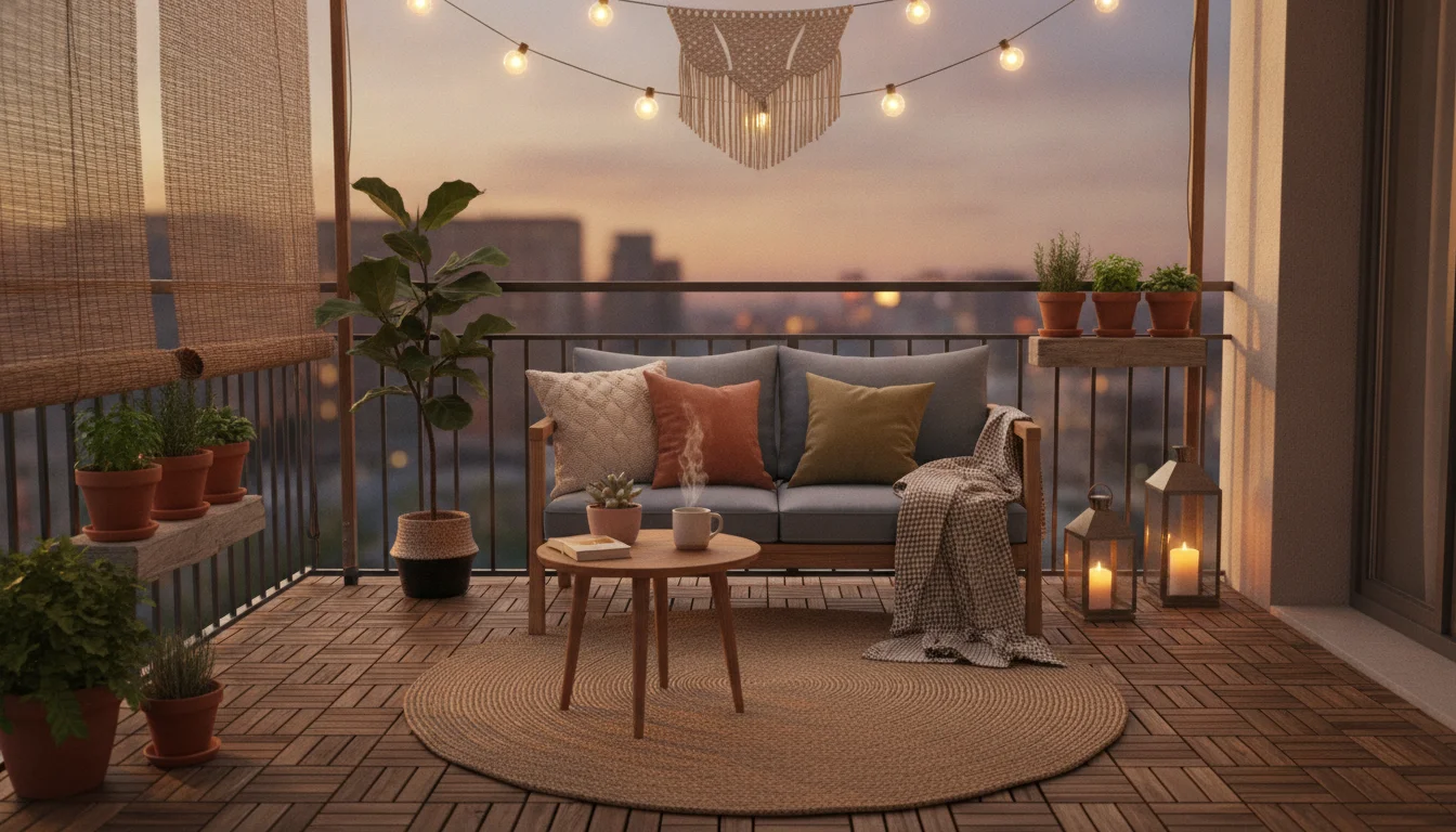 Staycation on the balcony – how to make it cozy outdoors