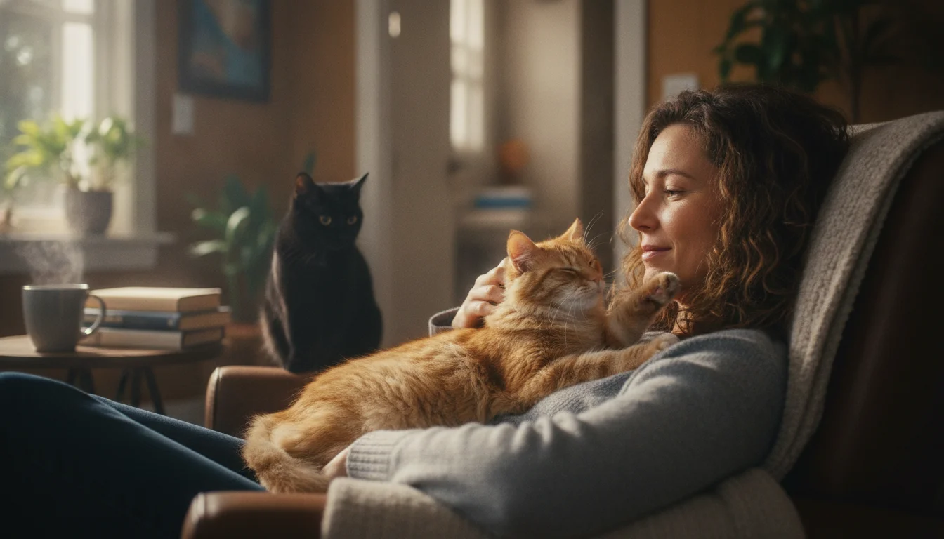 How cats express affection: if they do this, you are their favorite person