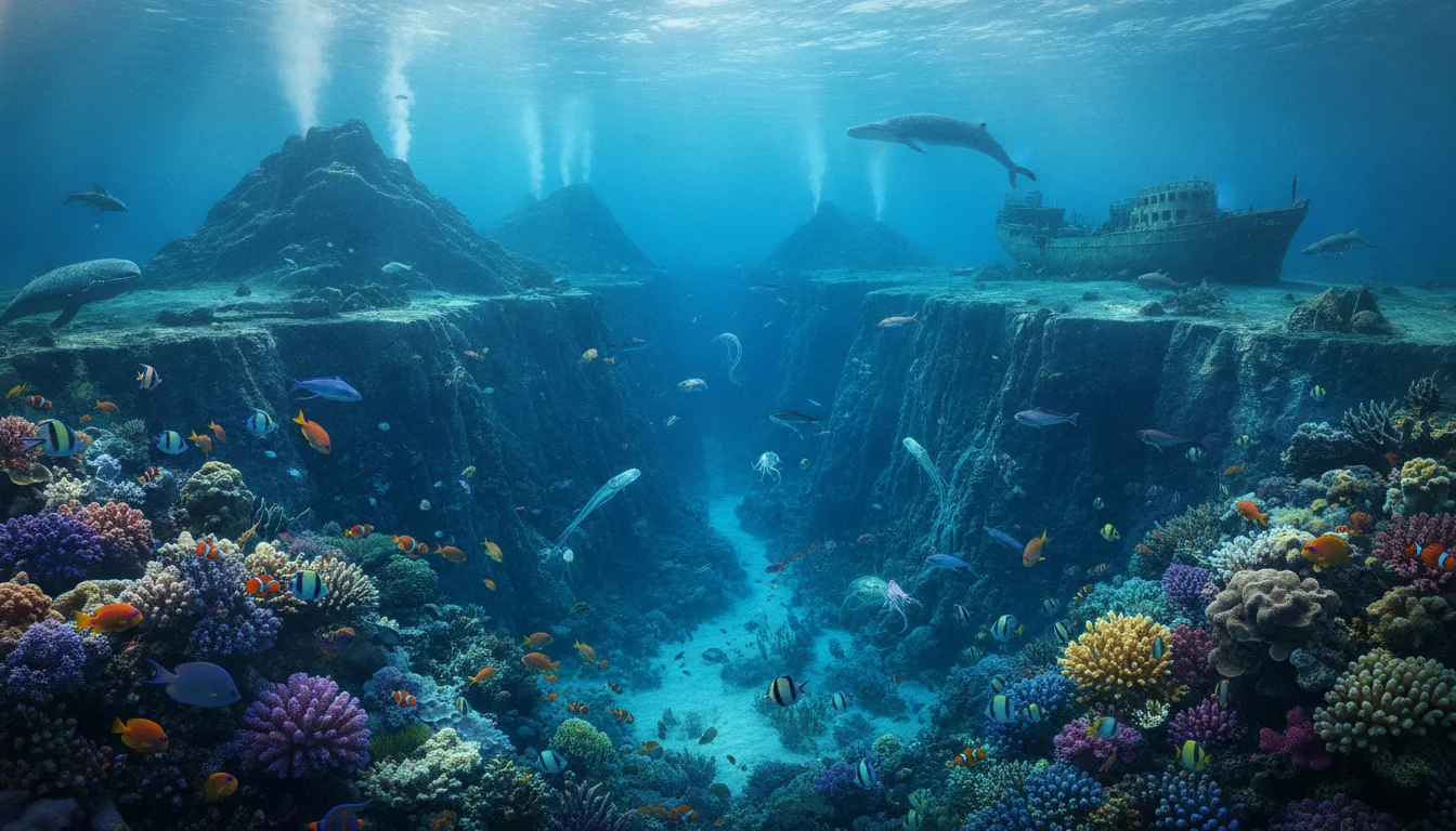 Hidden landscape beneath the waves: what the bottom of our ocean looks like