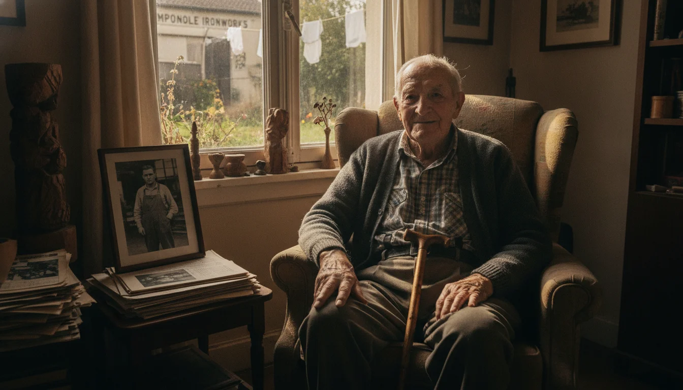 Fired right before retirement, still living independently at 104