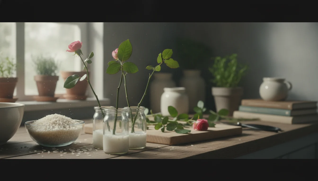 Rose cuttings won’t root? This simple kitchen remedy helps immediately
