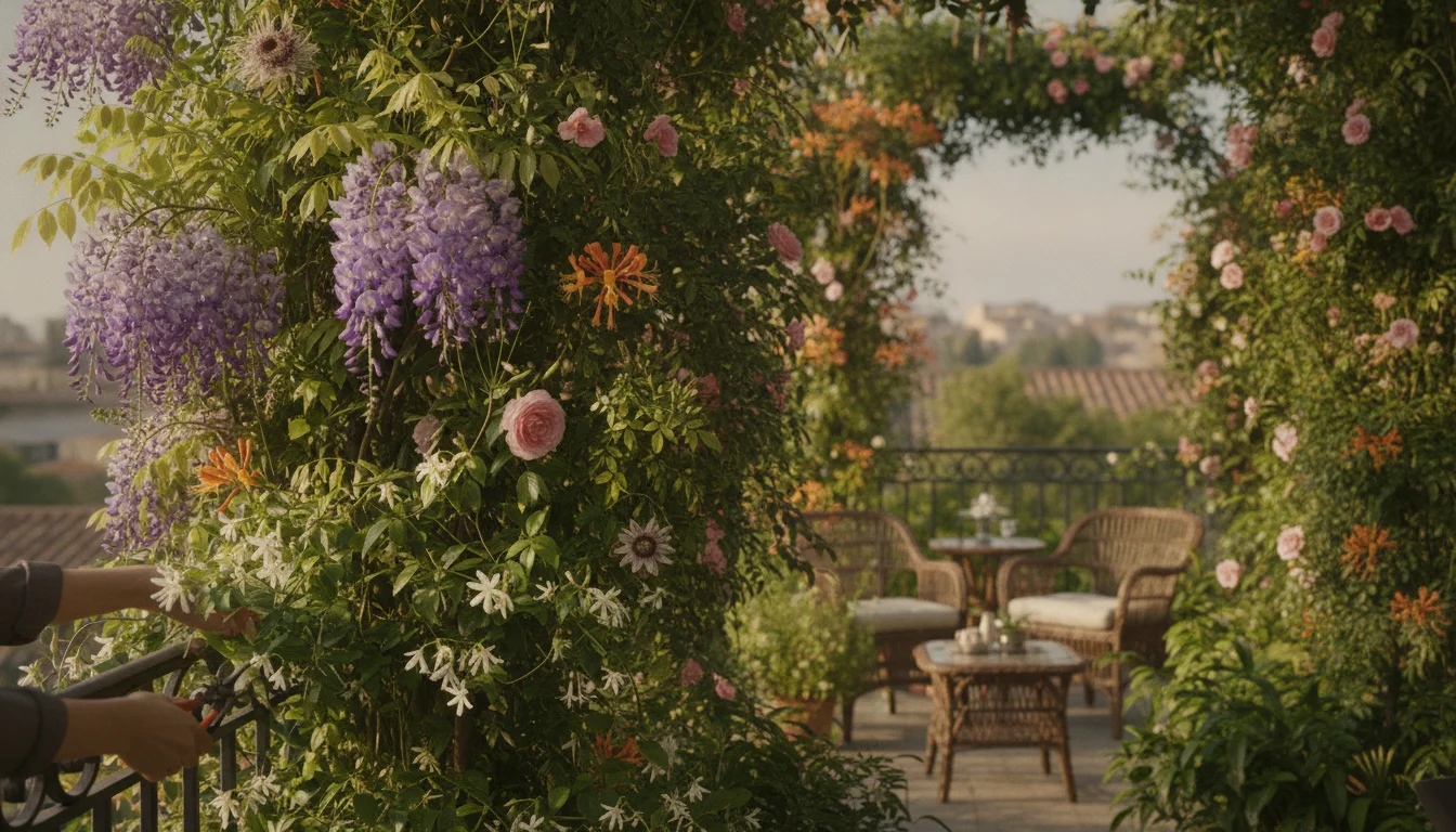 Blooming Privacy Screens for Balconies and Gardens: These 11 Climbers Offer Natural Shade