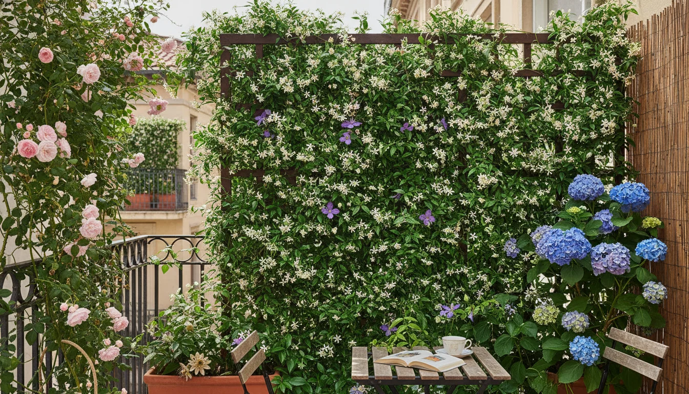 Blooming privacy screens for balconies and gardens: 11 climbing plants that offer natural shade