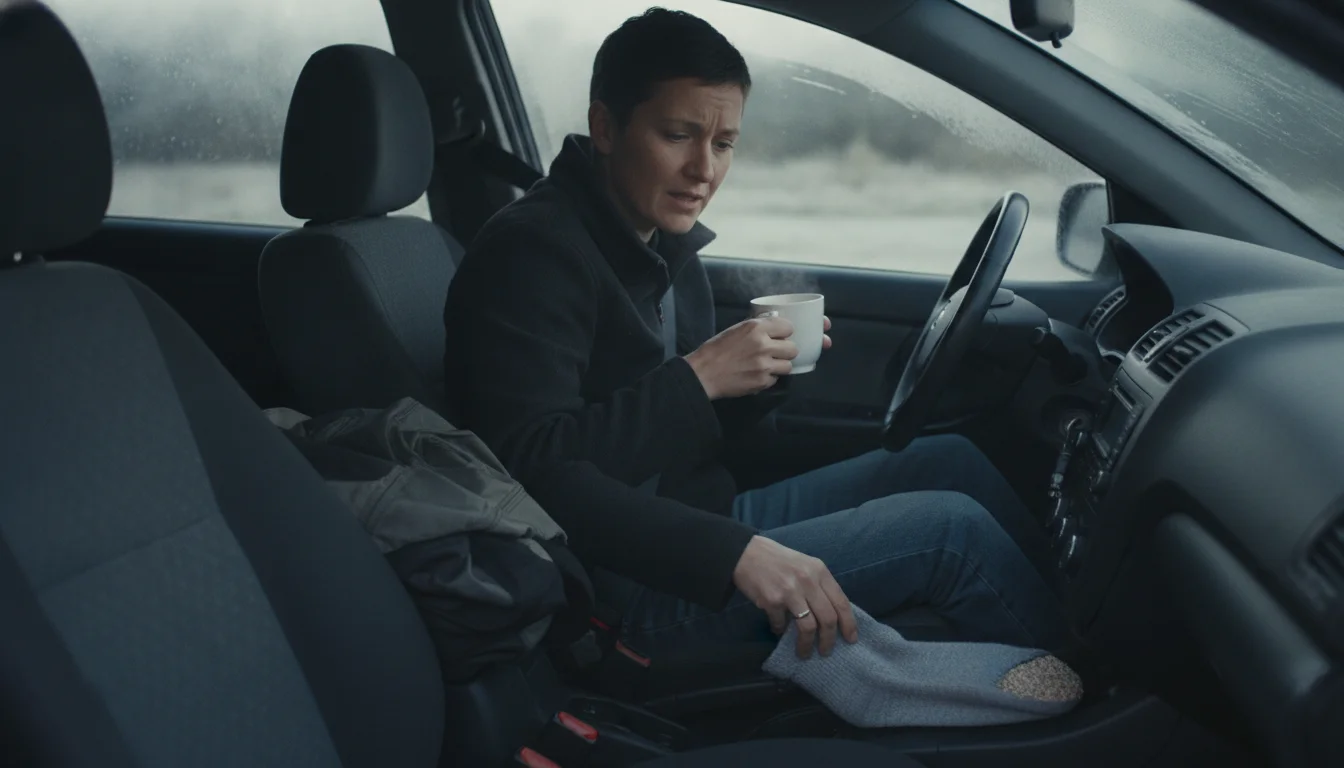If you struggle with fogged car windows, placing a sock filled with cat litter under your seat helps to absorb the trapped moisture