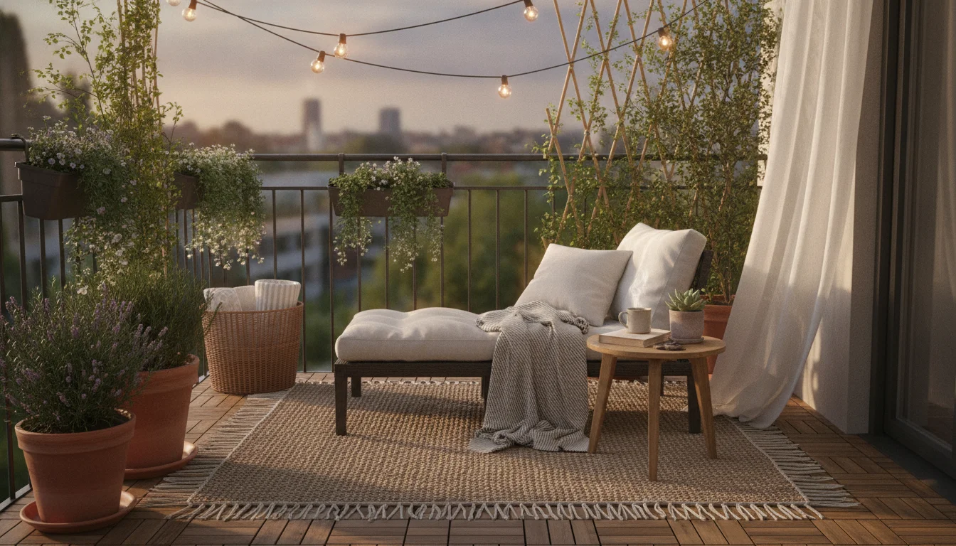 A staycation on the balcony – how to make it cozy outside