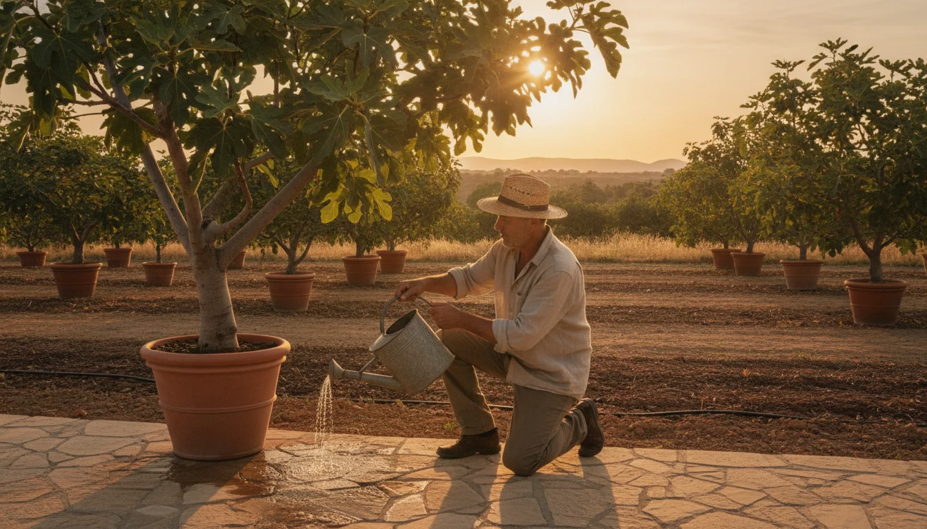 Water fig trees like the professionals: Fig farm owner explains when the plant really needs water