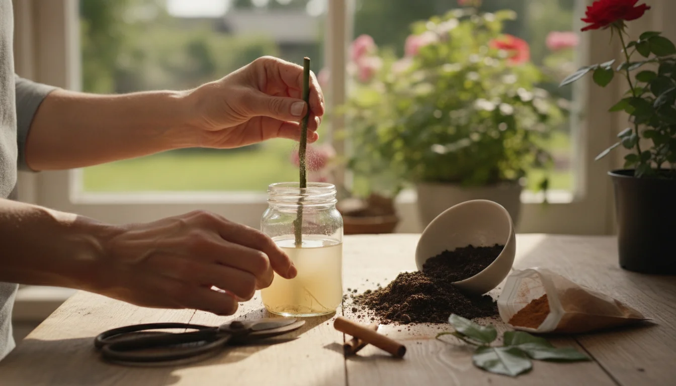 Rose cuttings not rooting? This simple kitchen remedy helps instantly