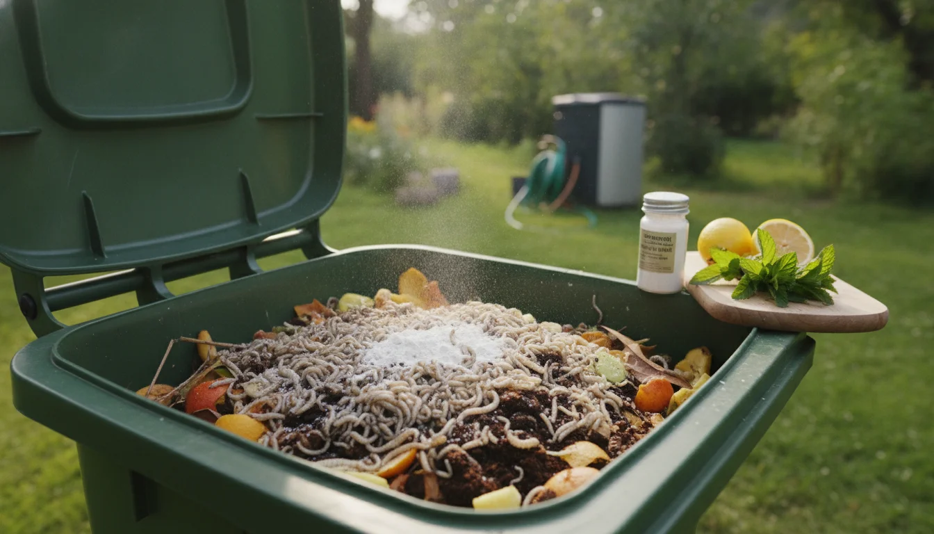 Maggots in the organic bin: Five simple methods that actually work