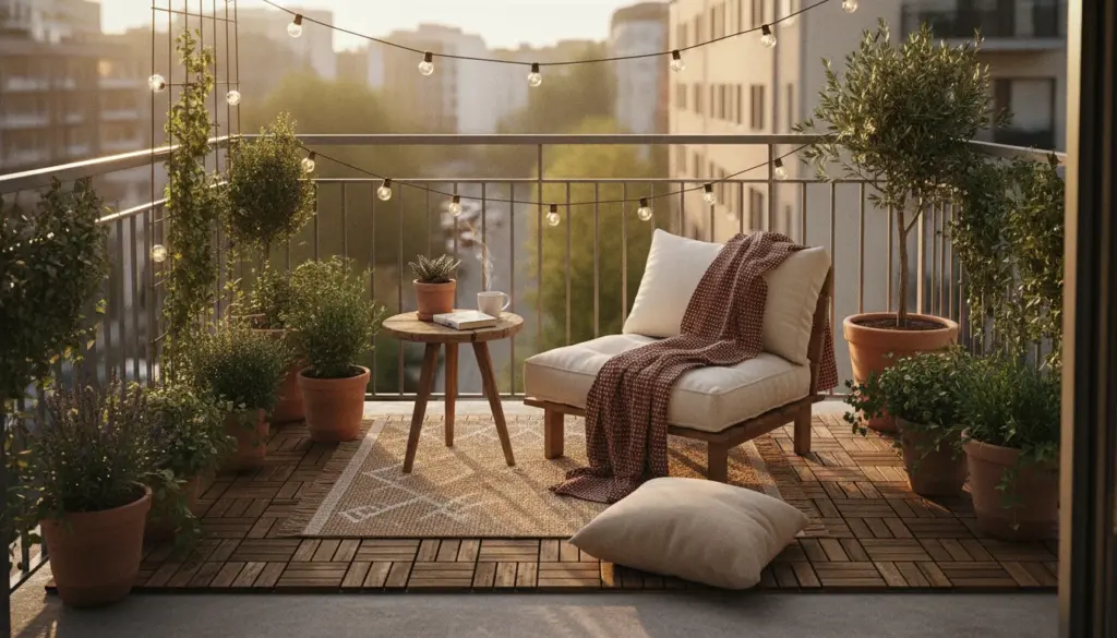 Staycation on the balcony: How to make your outdoor space cozy